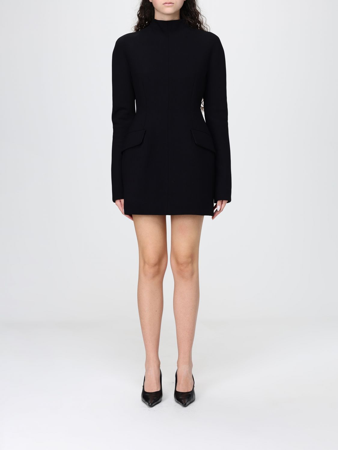 SPORTMAX Abito mini in misto lana