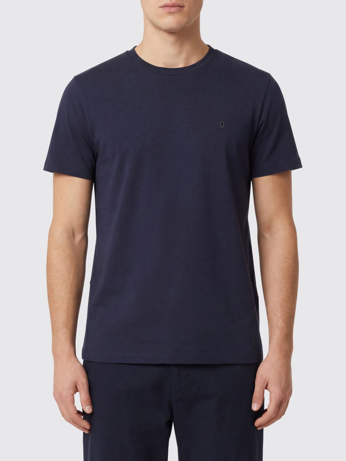 DONDUP Baumwoll-T-Shirt mit Mini-Logo