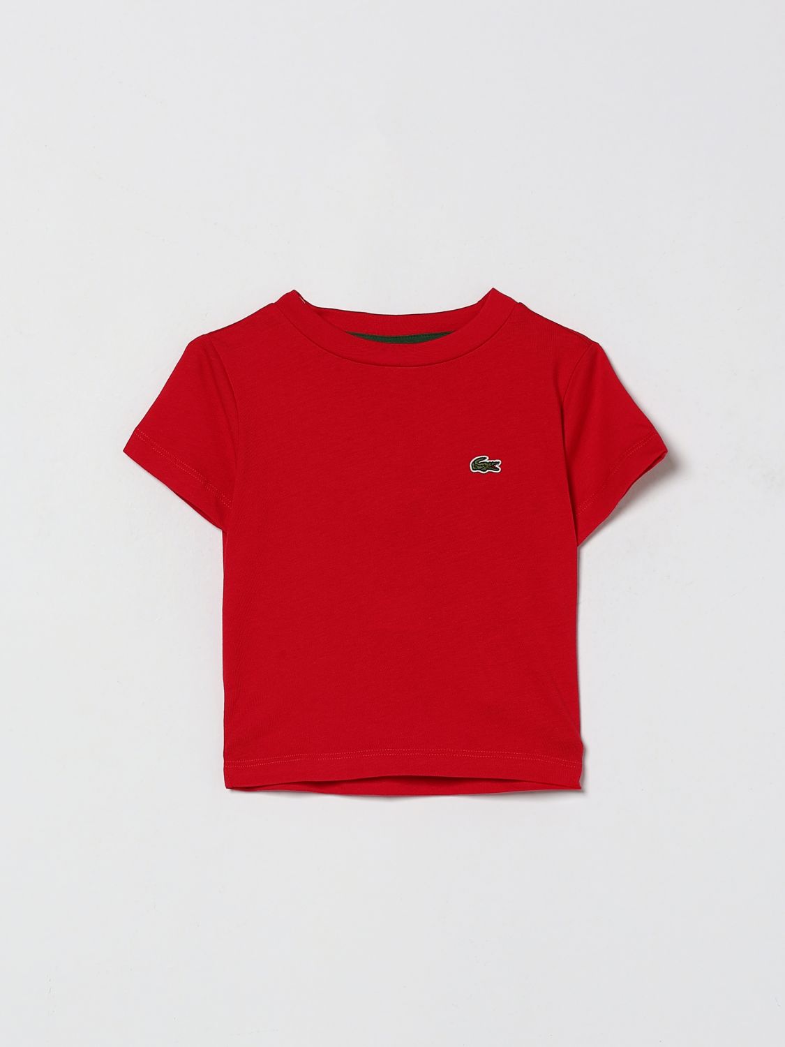 LACOSTE T-shirt in cotone con mini logo