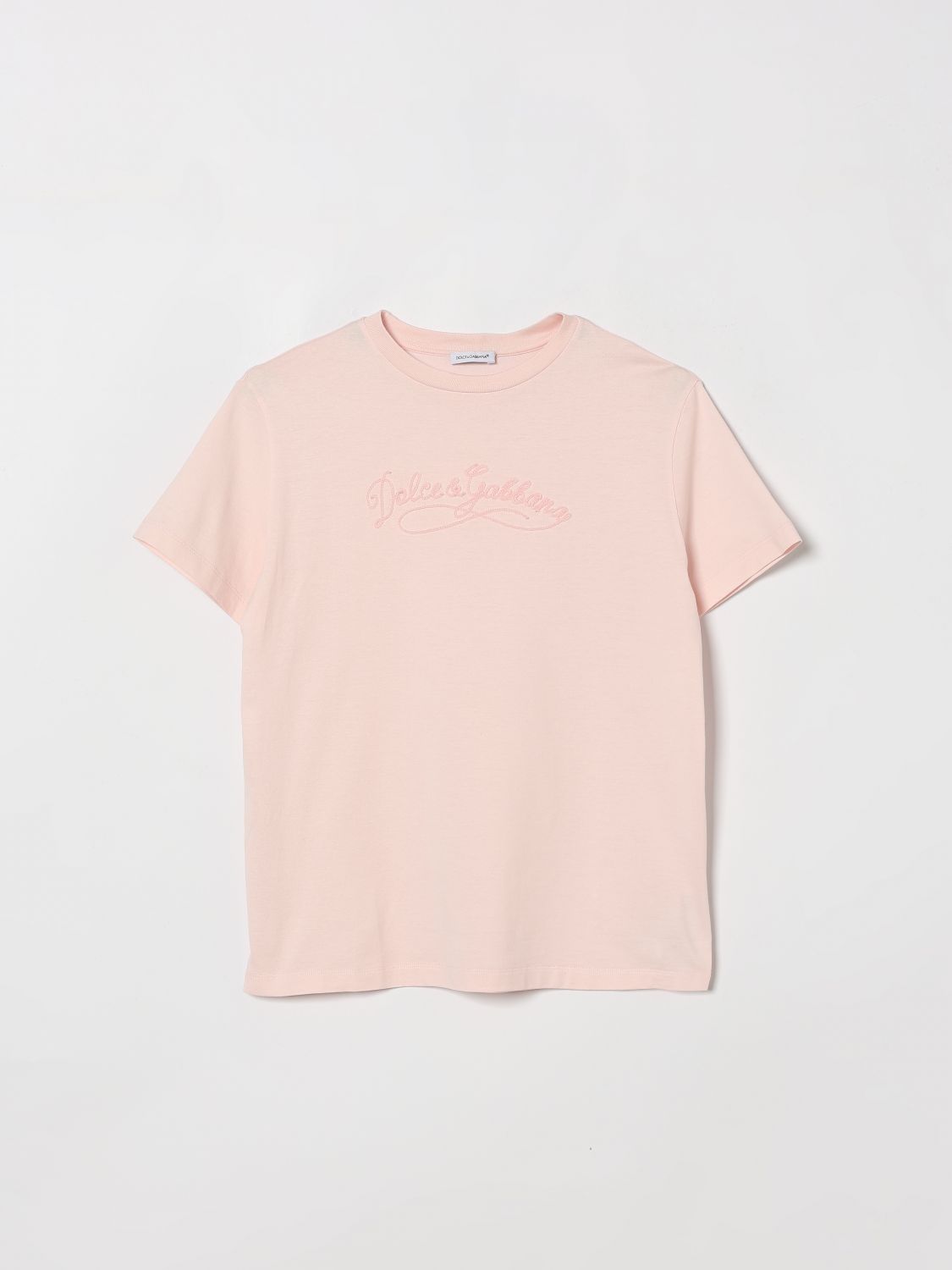 DOLCE & GABBANA Basic Baumwoll-T-Shirt mit Logo