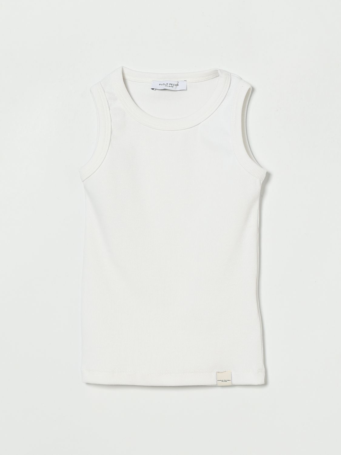 PAOLO PECORA Basic-Tanktop aus Baumwolle