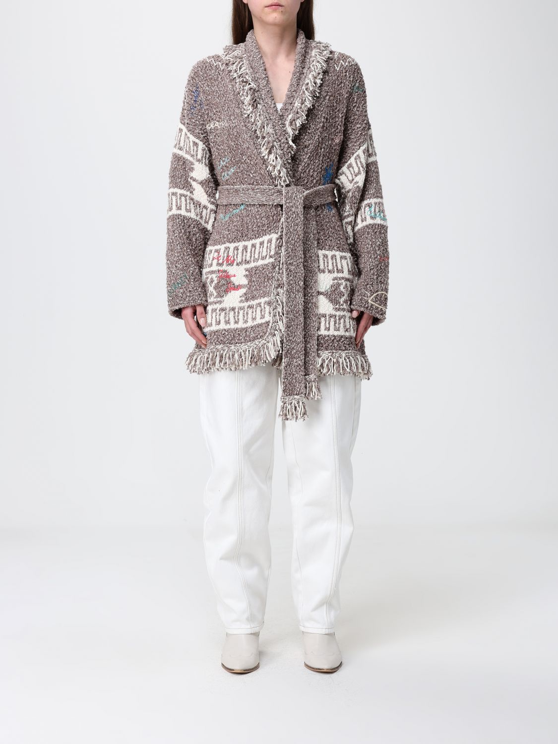 ALANUI Cardigan a vestaglia in cotone