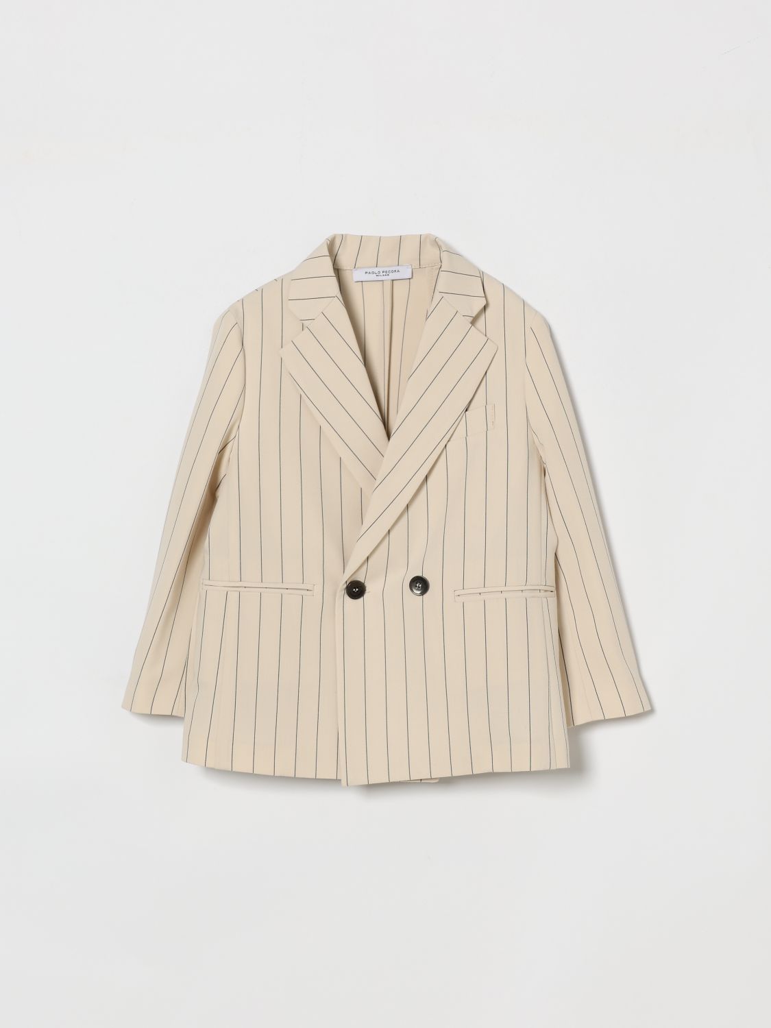 PAOLO PECORA Gestreifter Zweireiher-Blazer