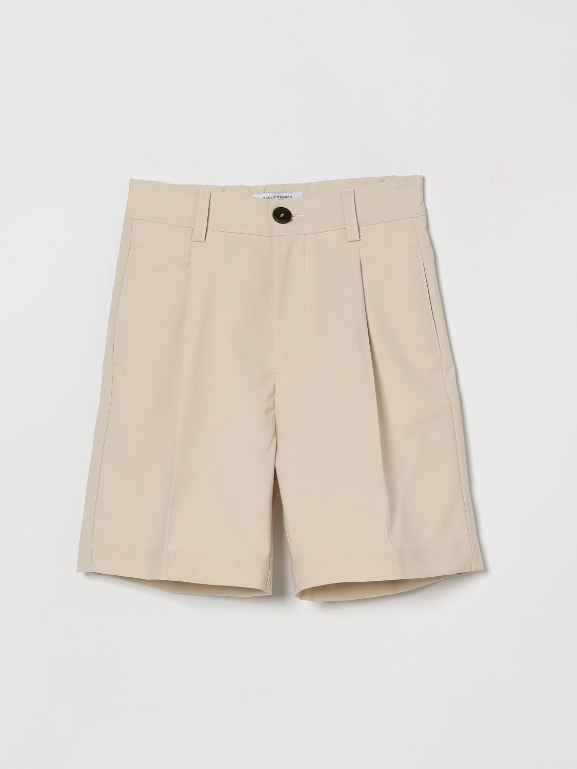 PAOLO PECORA Chino Shorts aus Baumwolle