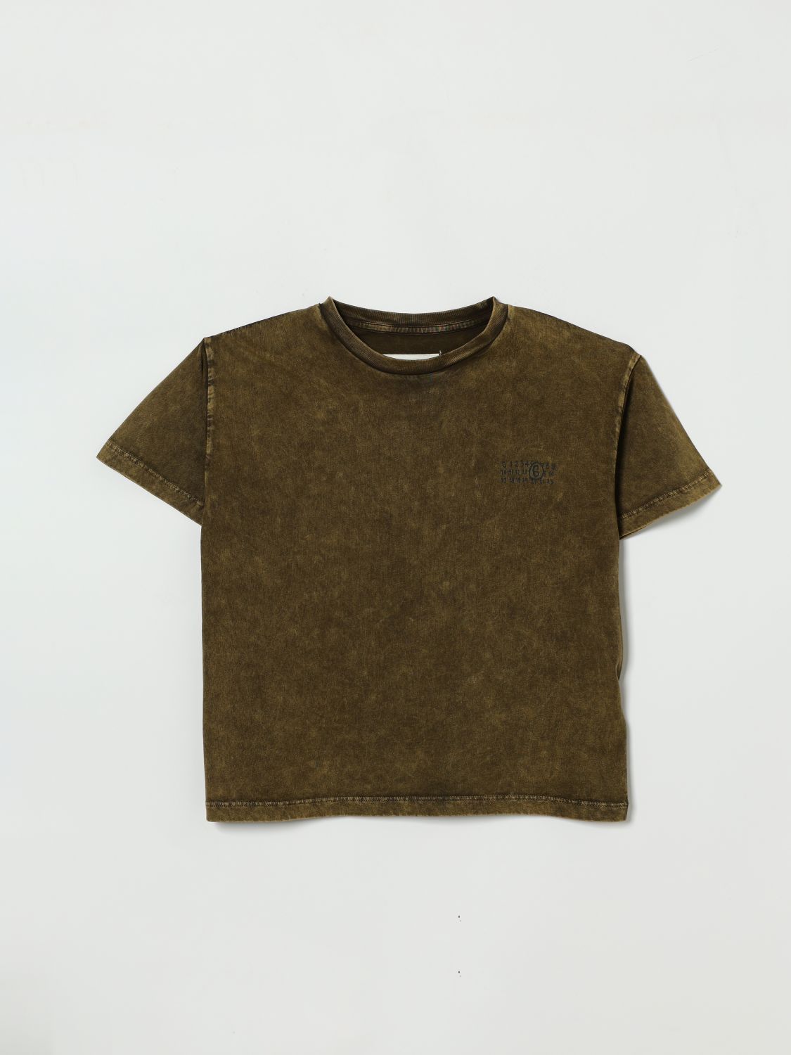 MM6 MAISON MARGIELA Casual Cotton T-shirt　MM6 MAISON MARGIELA カジュアルコットン Tシャツ MM6