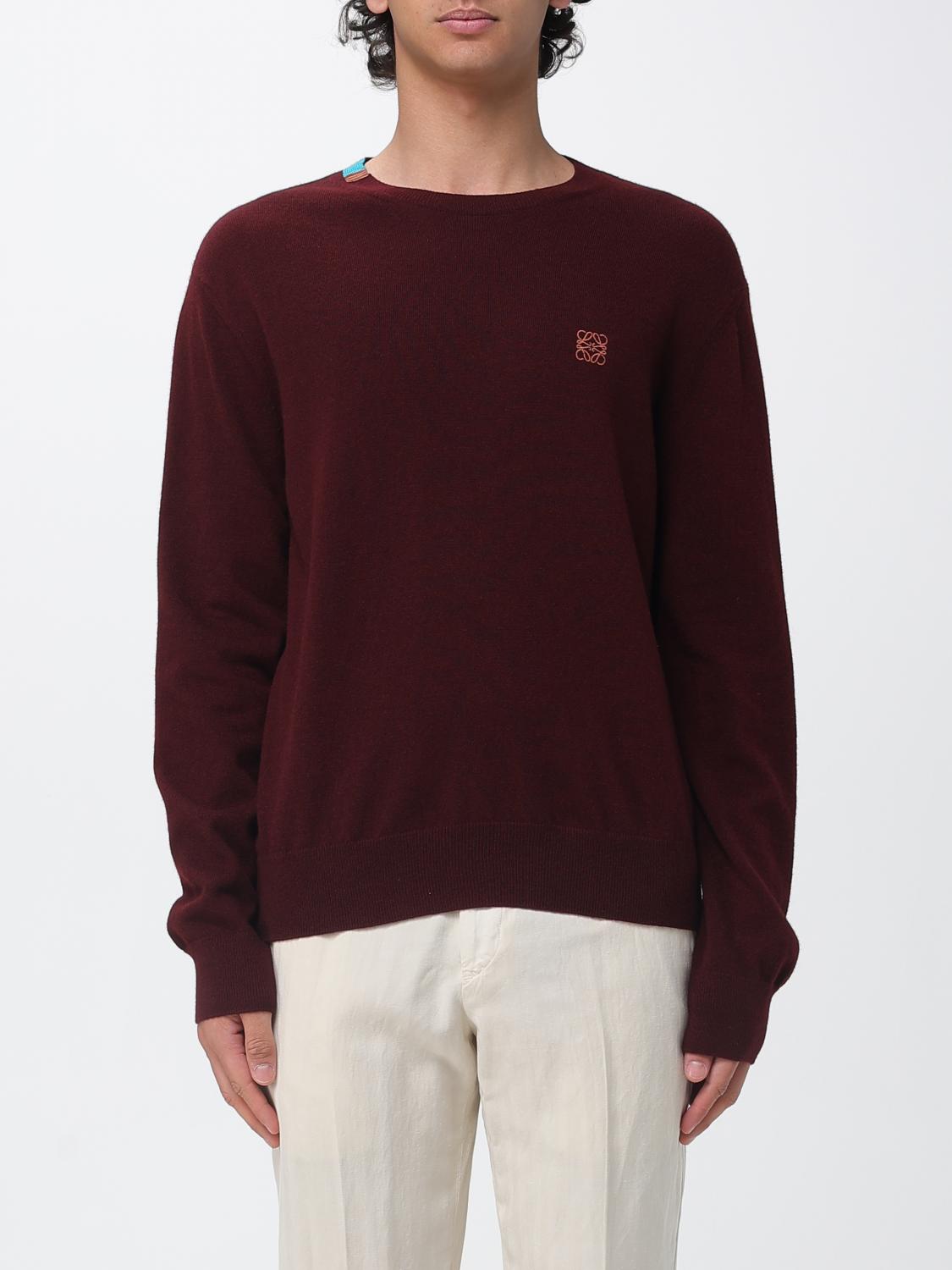 LOEWE LOEWE Wool Crew-Neck Sweater with Logo　ロエベ ロゴ入りウール クルーネック セーター