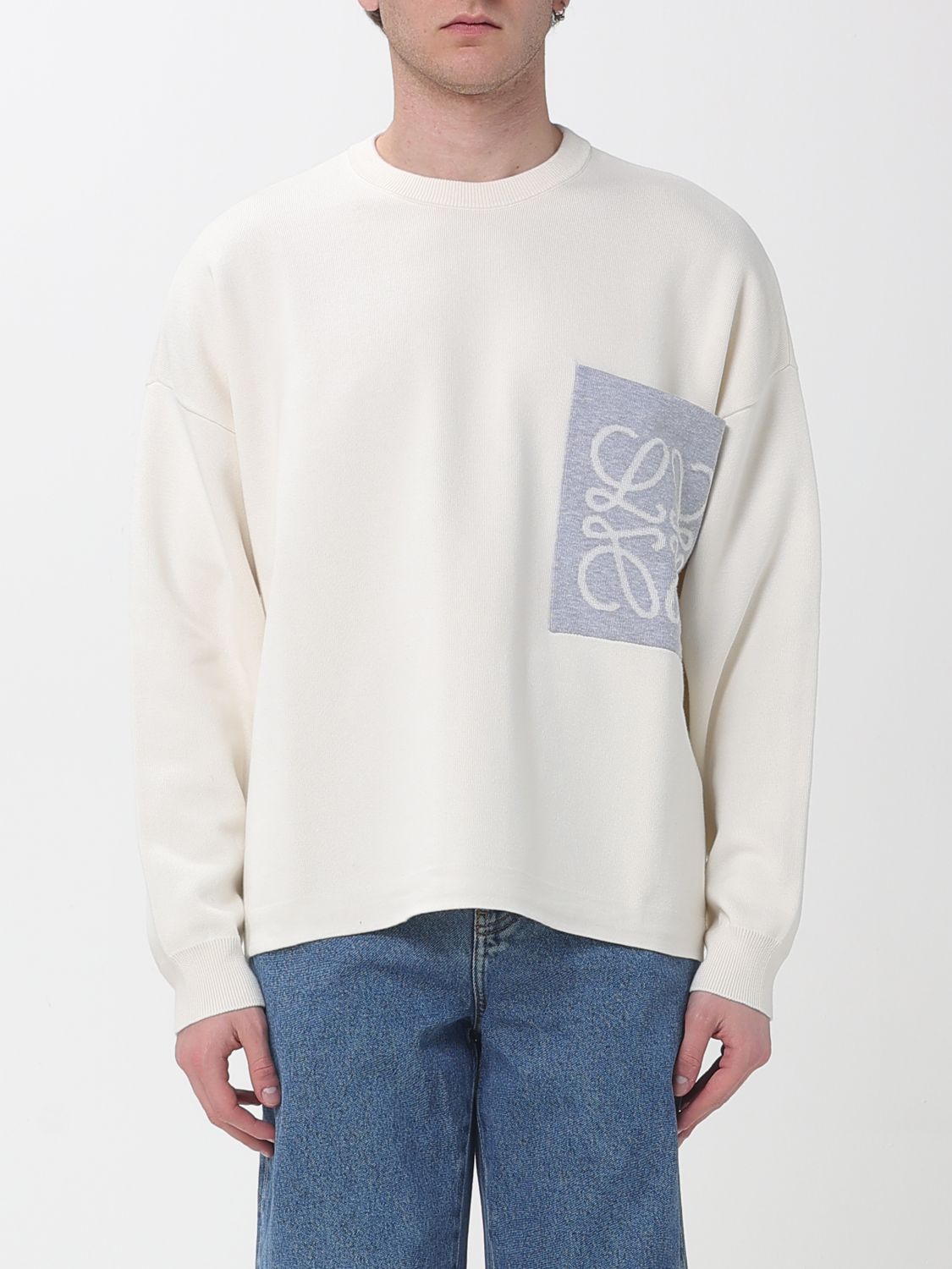 LOEWE LOEWE Sweater Men color Beige　ロエベ セーター メンズ カラー ベージュ