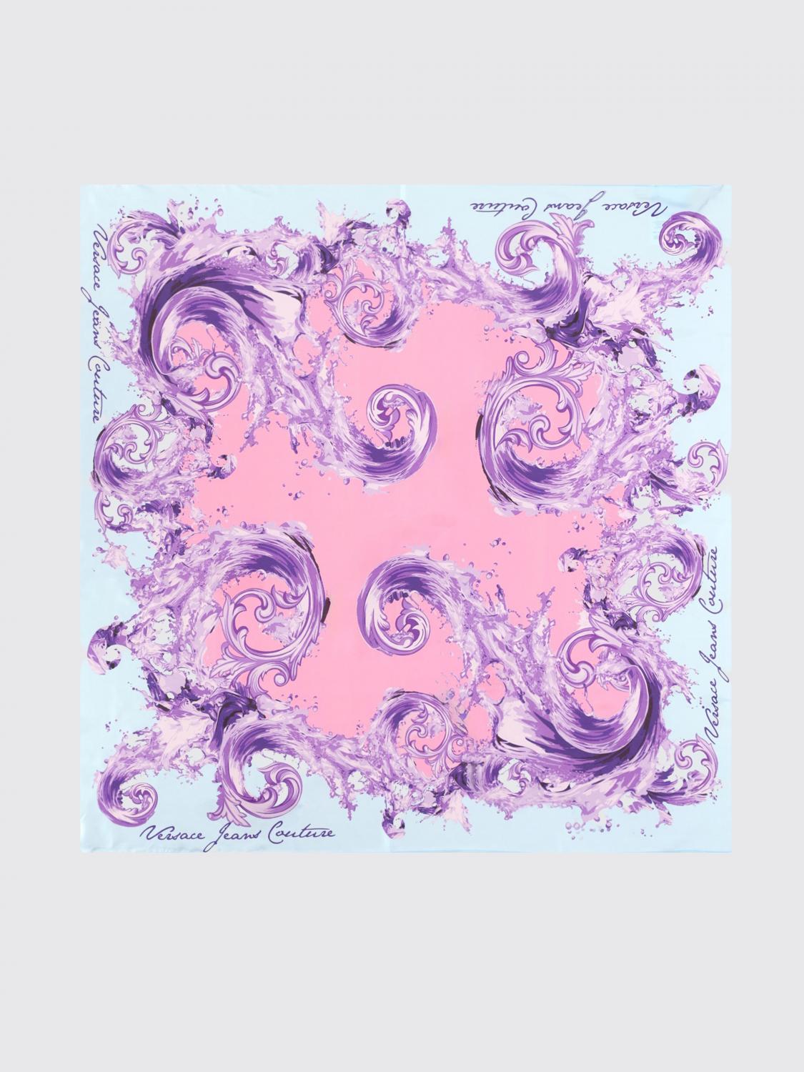 VERSACE JEANS COUTURE Foulard in seta stampa Baroque