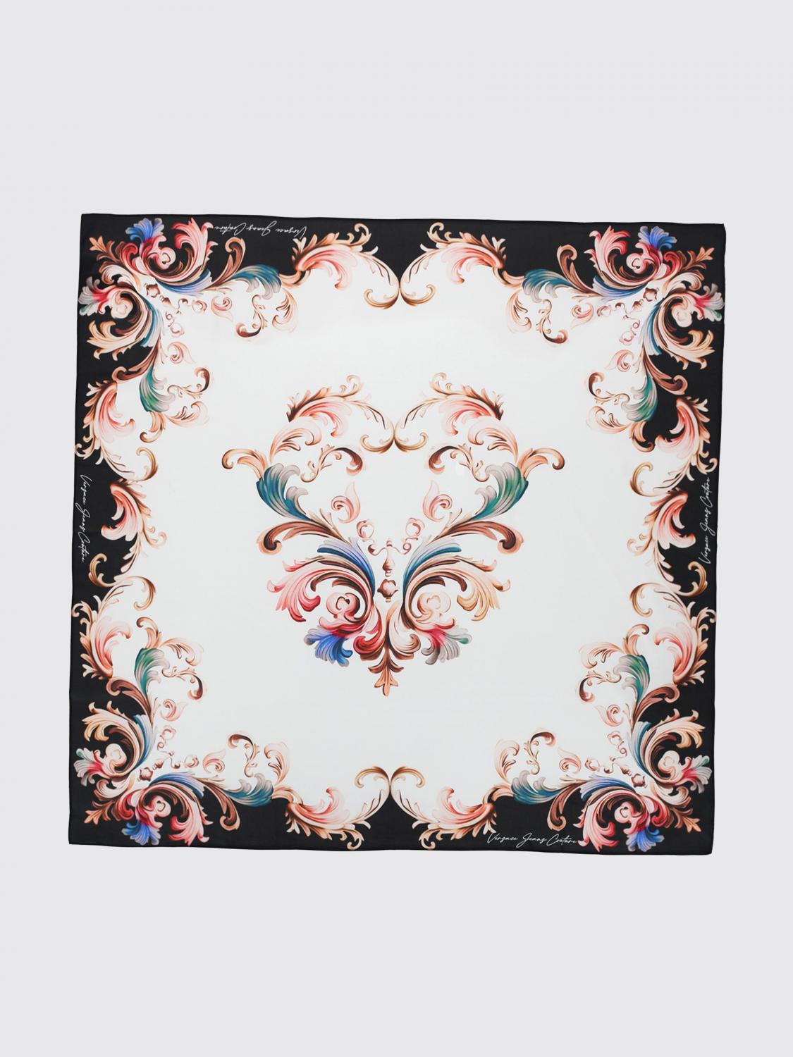 VERSACE JEANS COUTURE Foulard in seta stampa Baroque