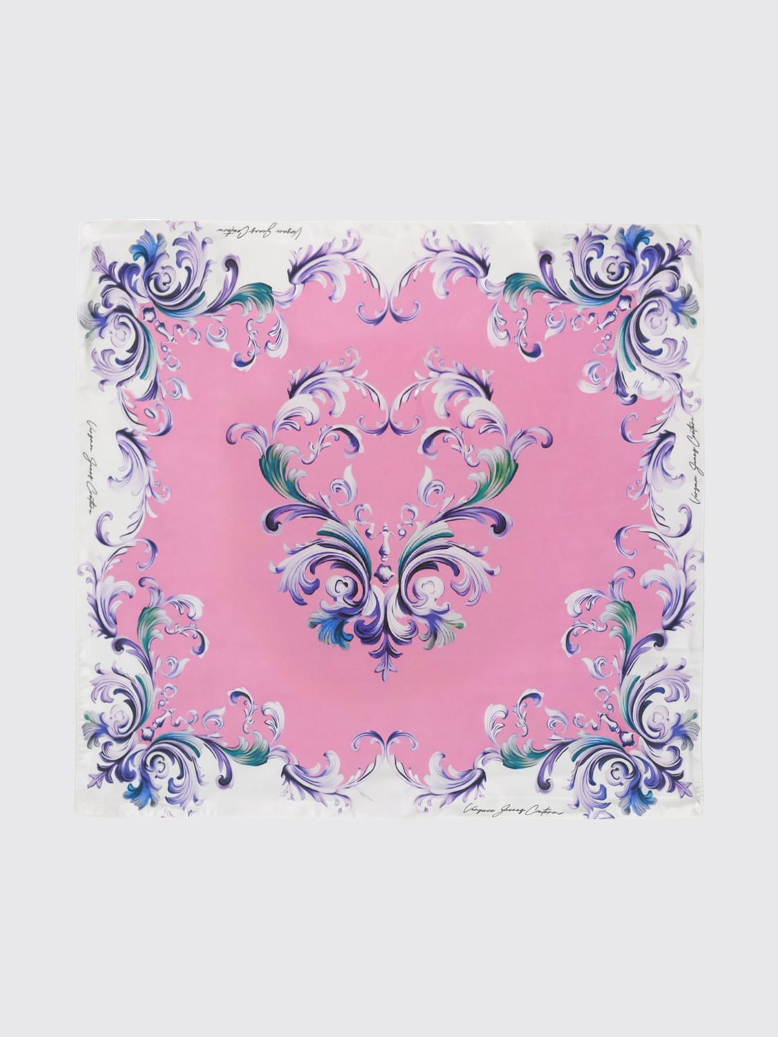 VERSACE JEANS COUTURE Baroque Print Silk Foulard
