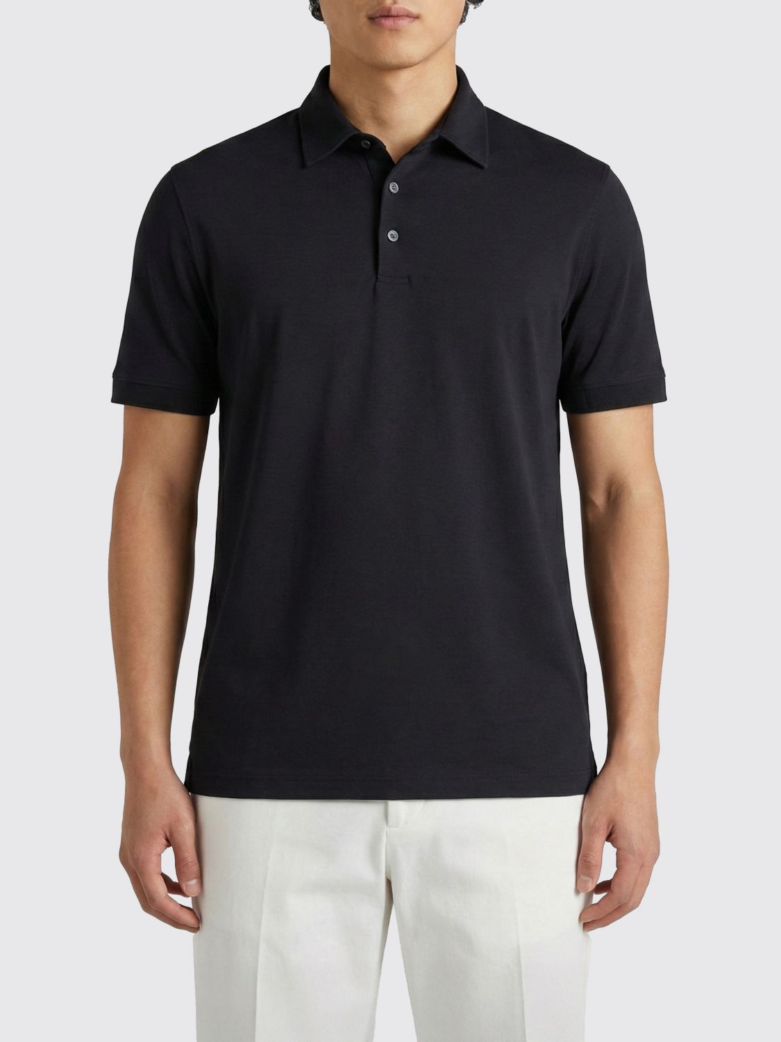 Zanone Basic Cotton Polo Shirt