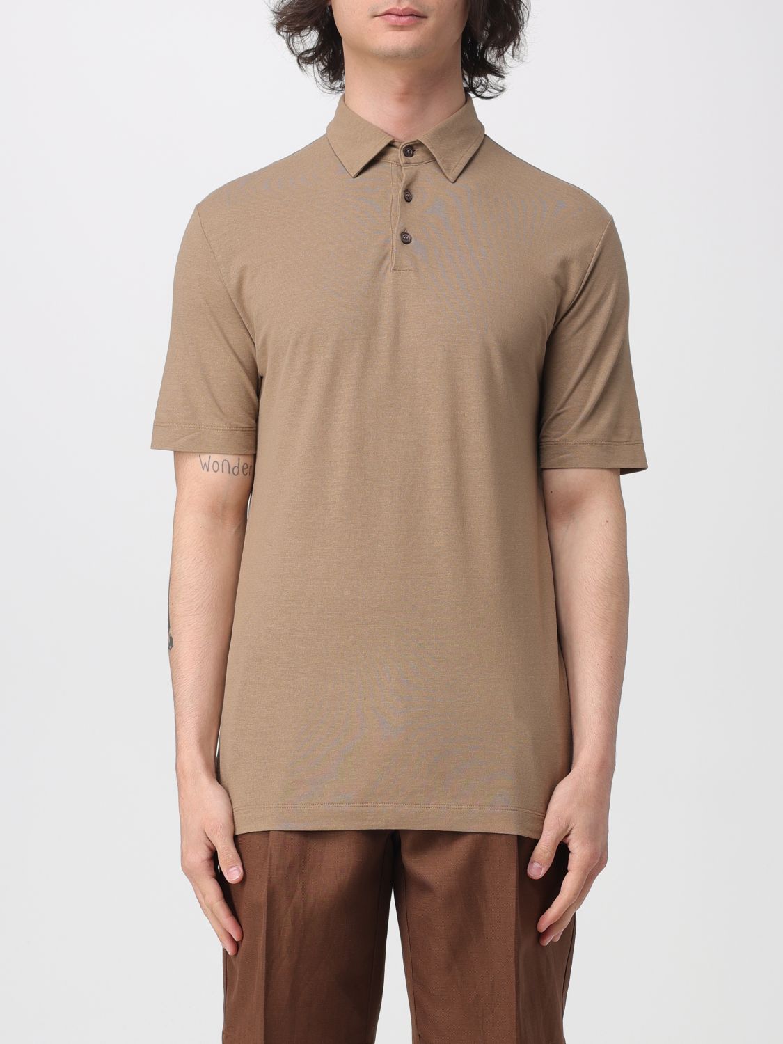 Zanone Basic Cotton Polo Shirt