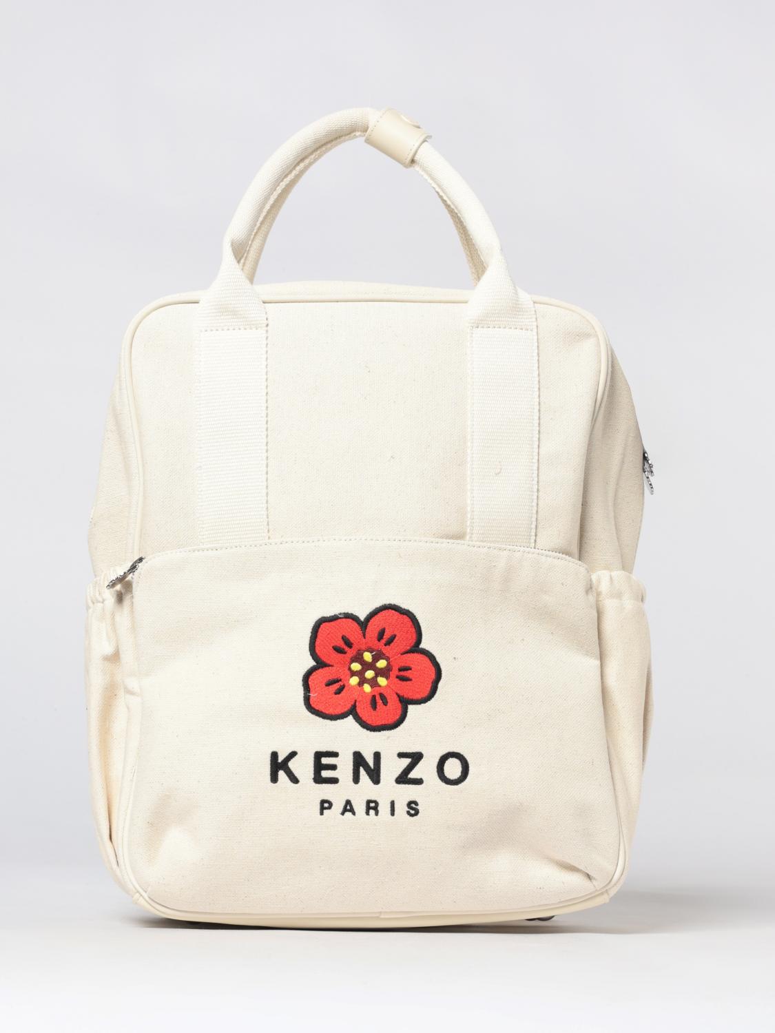 Kenzo Kids Embroidered Logo Cotton Canvas Diaper Backpack　ケンゾー キッズ 刺繍ロゴ コットン キャンバス おむつ バックパック Kenzo