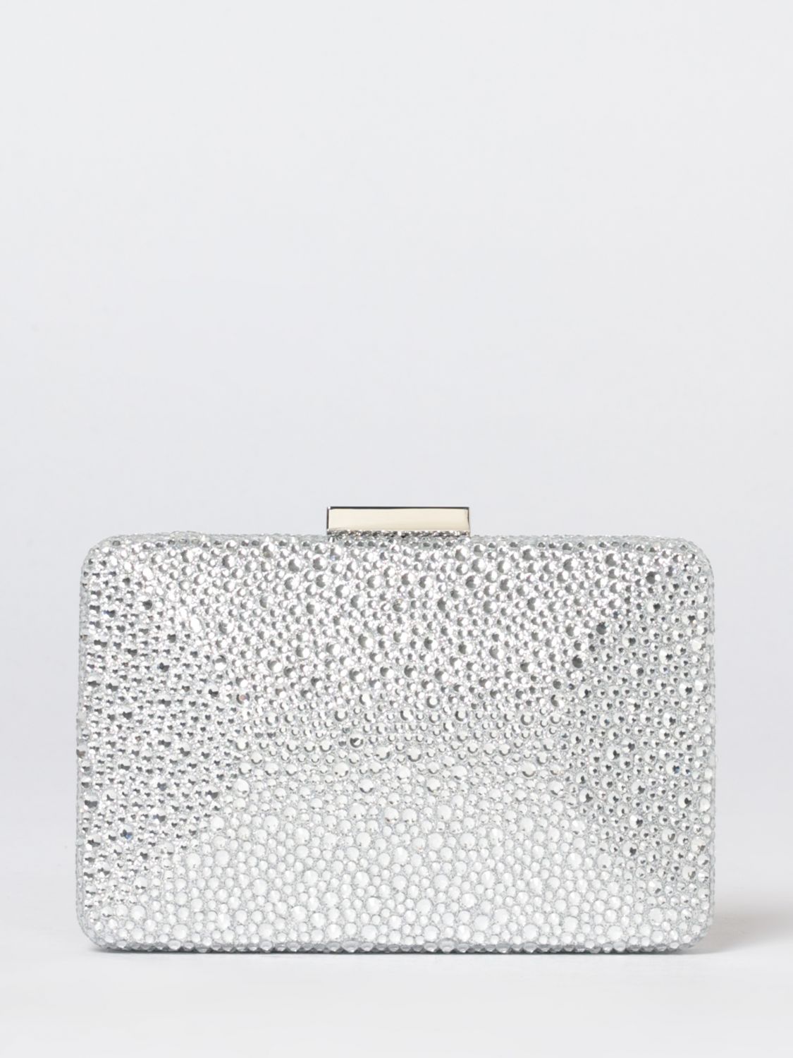 Clutch Twenty Fourhaitch in raso con cristalli