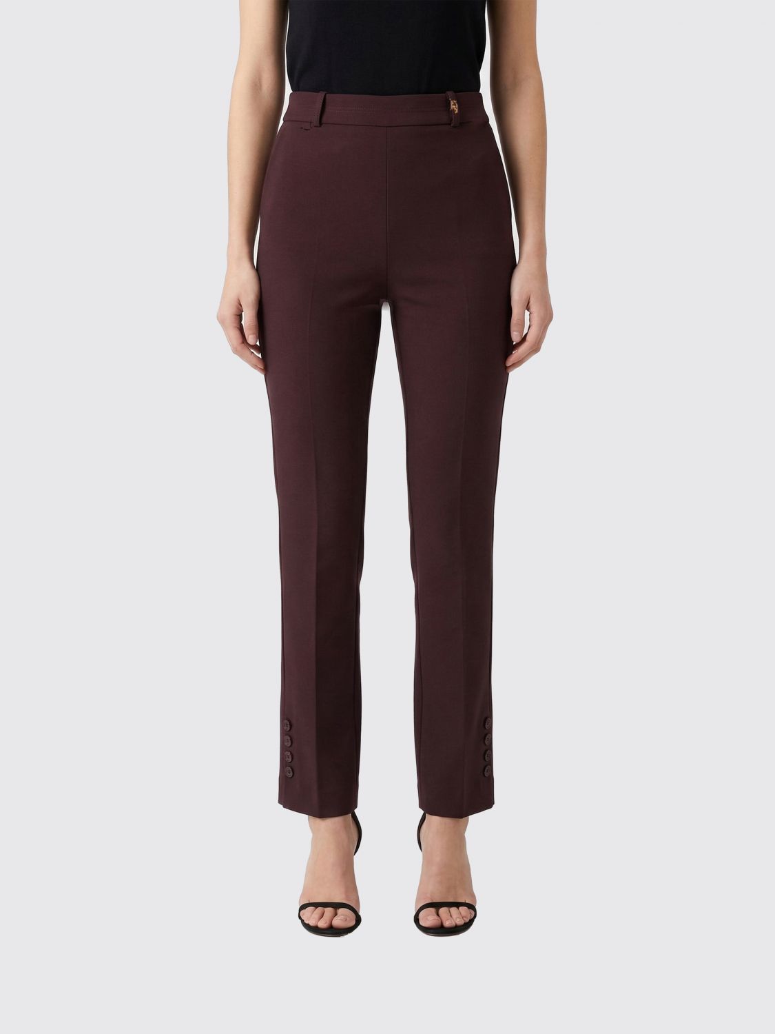 Elisabetta Franchi Crêpe Cropped Trousers