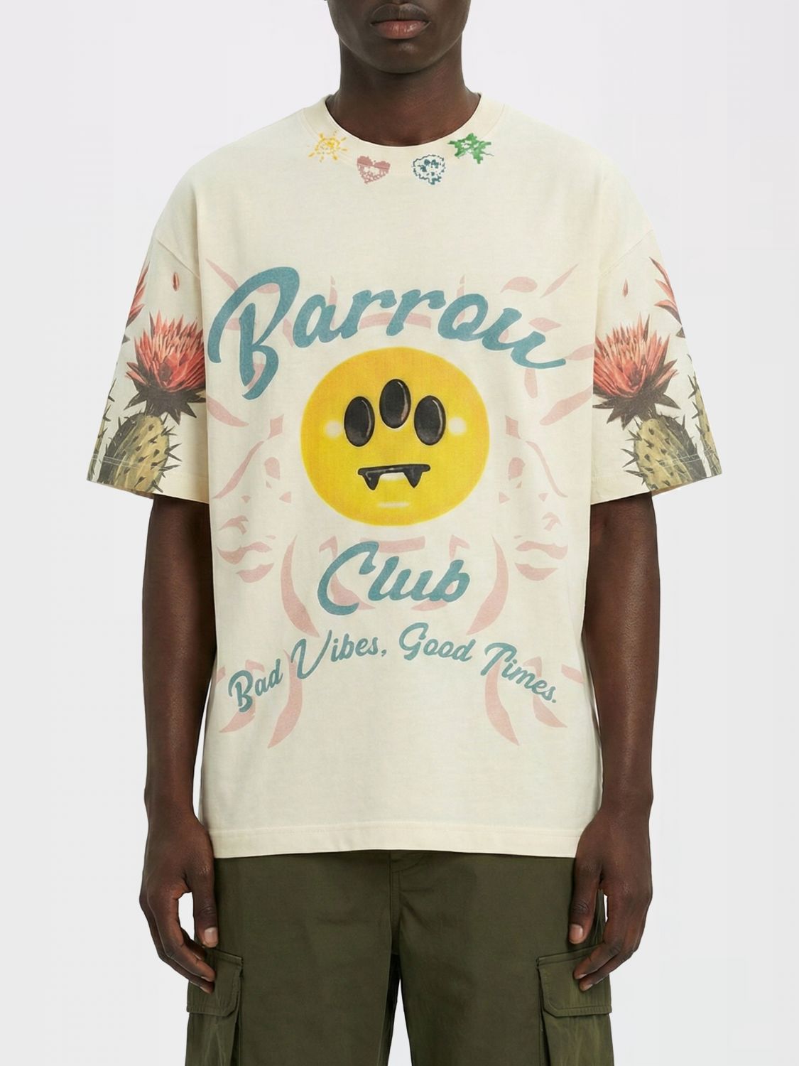 BARROW Bedrucktes Baumwoll-T-Shirt