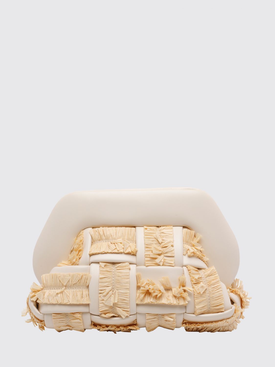 Themoirè Bios Intreccio Vegan Leather Clutch