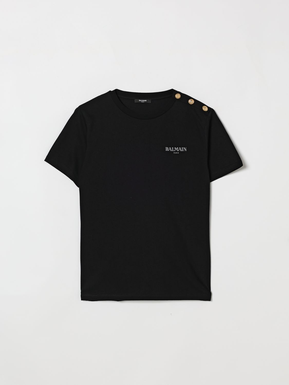 BALMAIN Baumwoll-T-Shirt mit Logo
