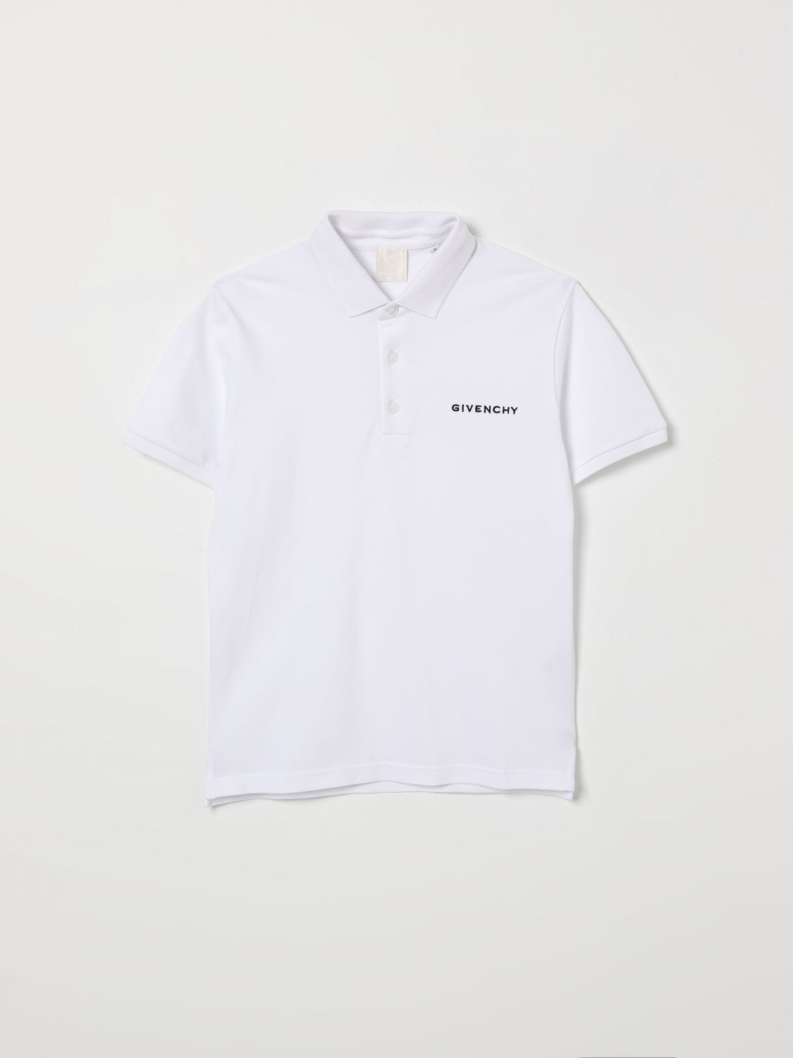 GIVENCHY Classic Cotton Polo Shirt with Logo　GIVENCHY ロゴ付きクラシック コットン ポロシャツ GIVENCHY