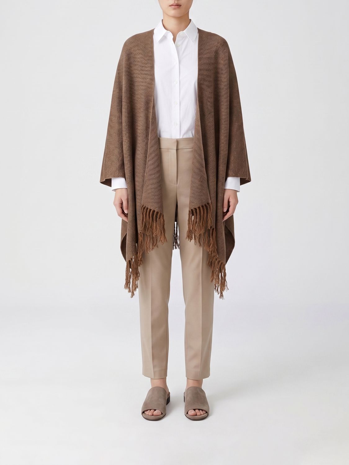 BRUNELLO CUCINELLI BRUNELLO CUCINELLI Coat Woman color Tobacco　BRUNELLO CUCINELLI コート ウィメンズ カラー タバコ