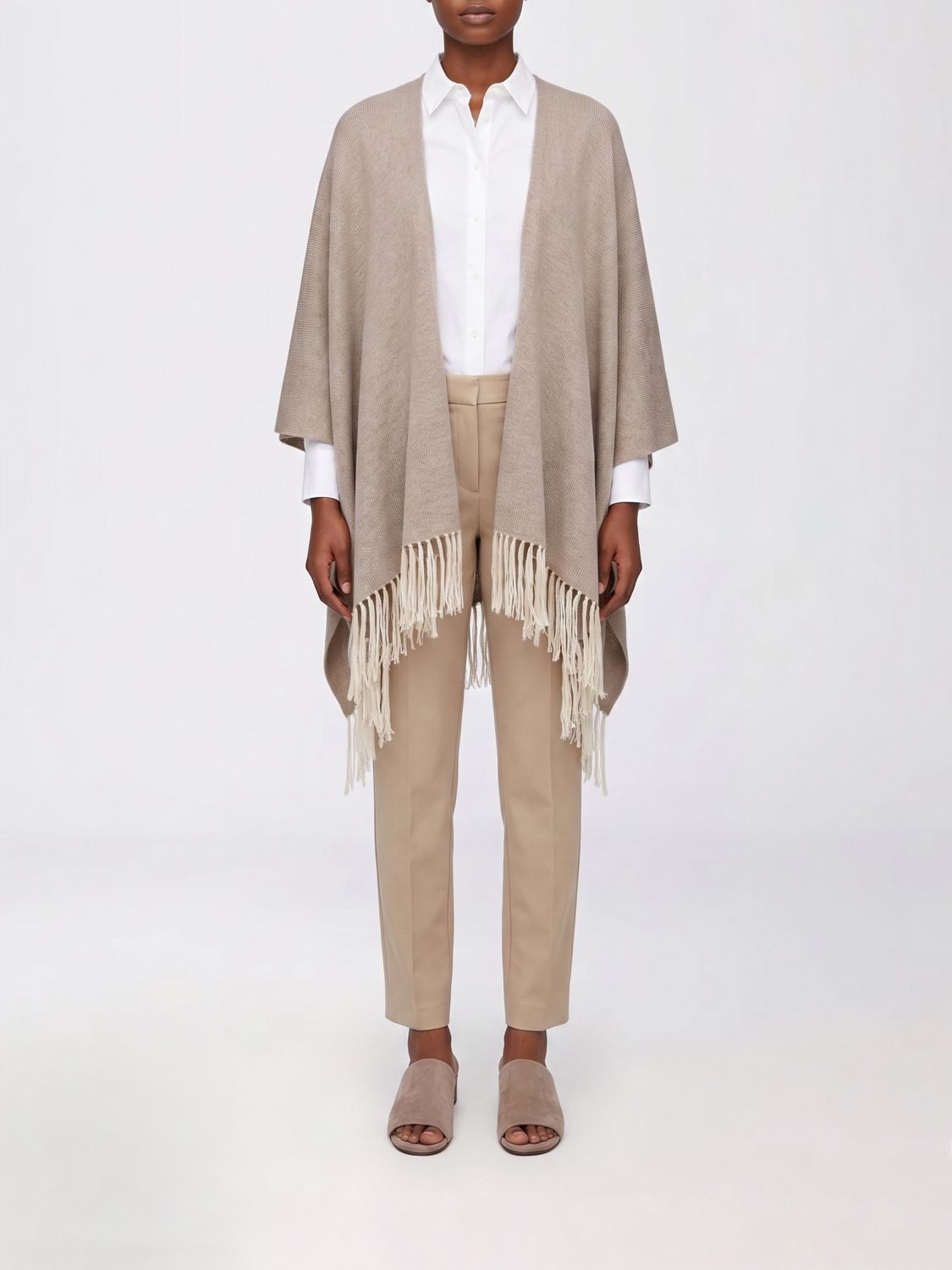 BRUNELLO CUCINELLI BRUNELLO CUCINELLI Coat Woman color Platinum　BRUNELLO CUCINELLI コート ウィメンズ カラー プラチナ