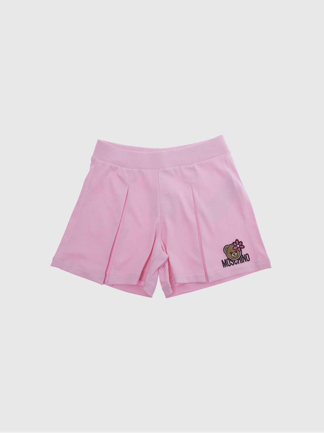 MOSCHINO Pantaloncino jogging in cotone con logo