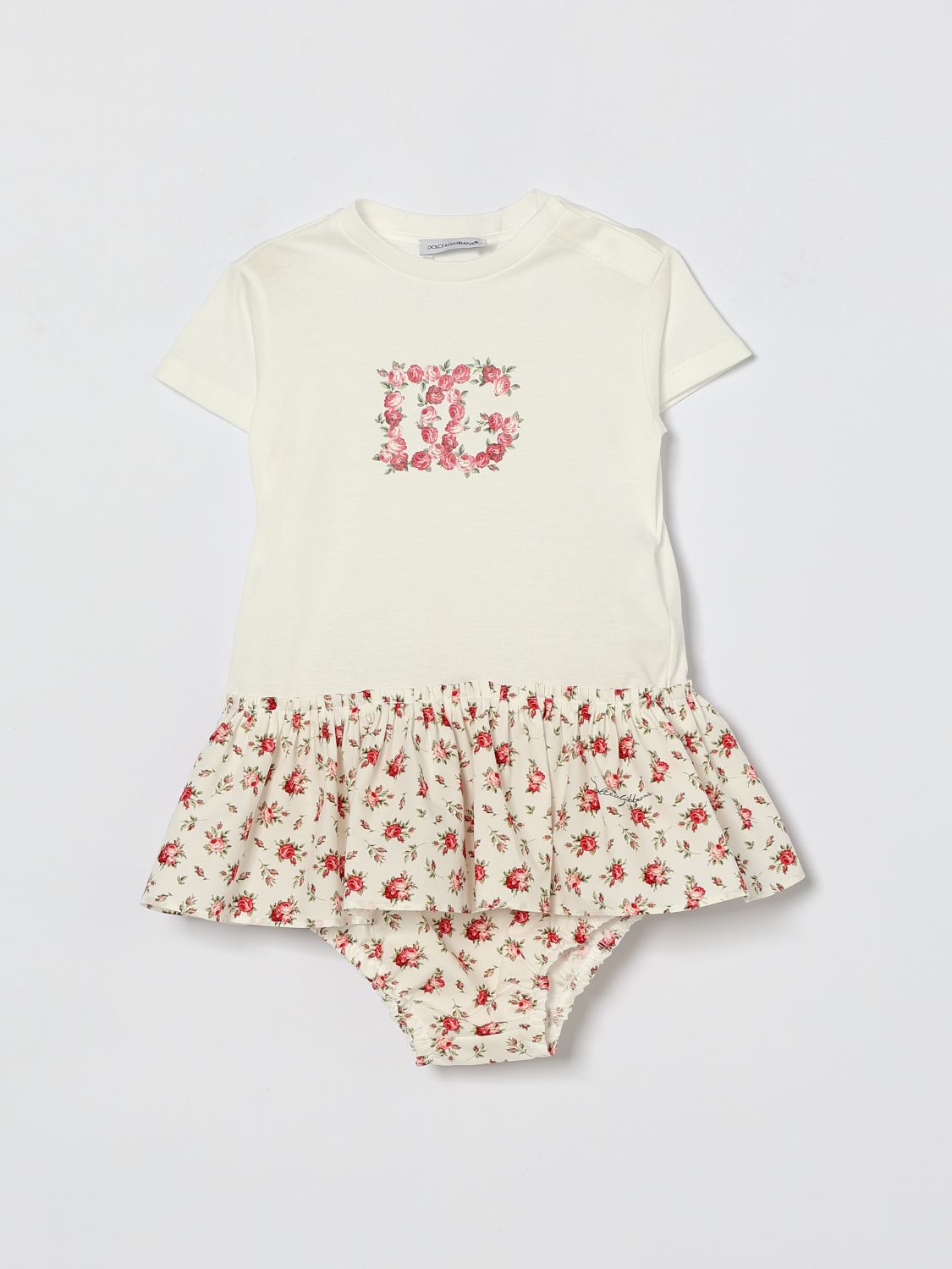 DOLCE & GABBANA Baumwollkleid mit Culotte von
