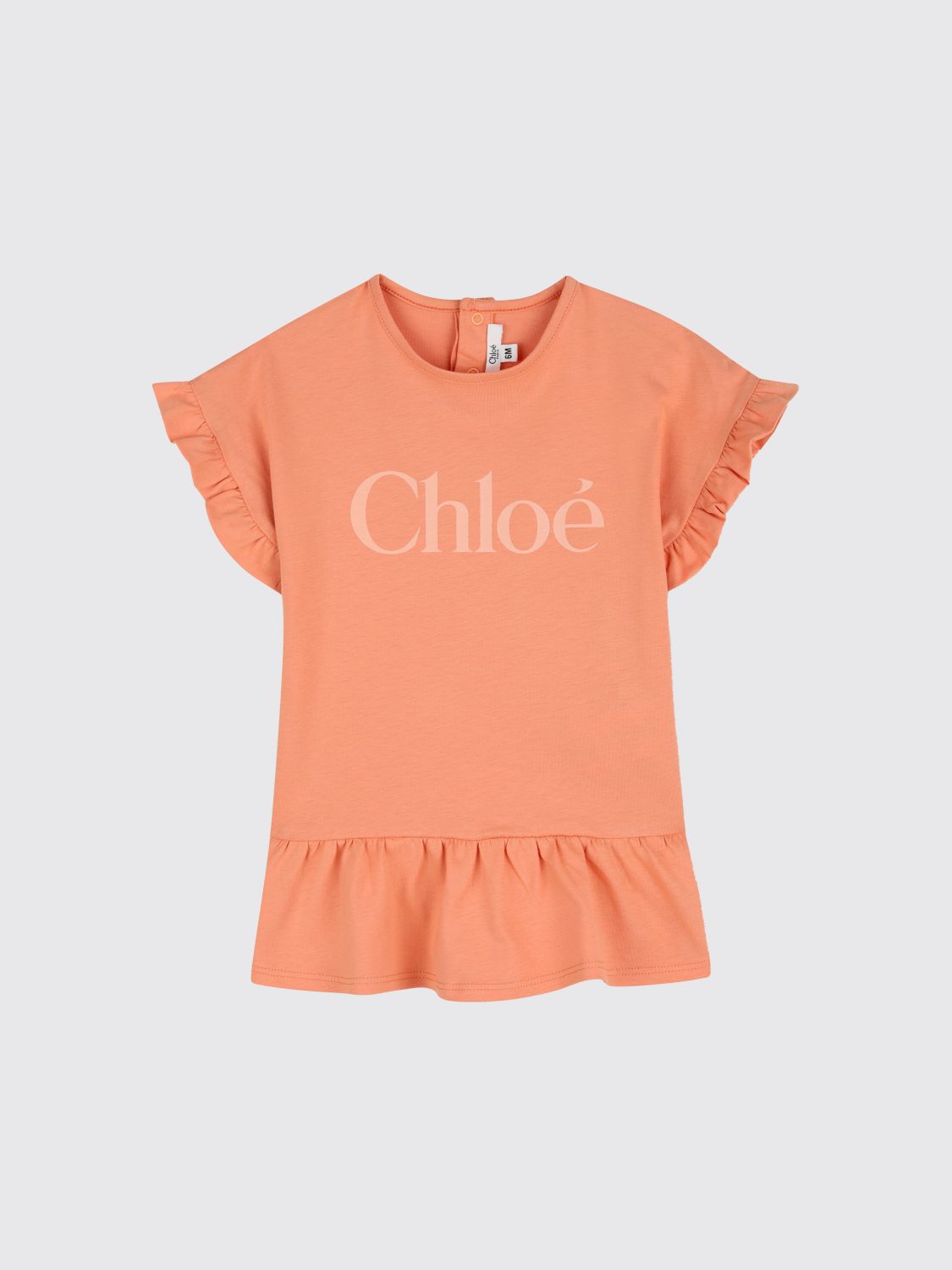 CHLOÉ Dress Kids color Apricot