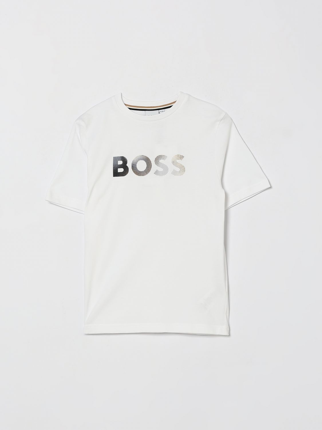 BOSS T-Shirt Bambino colore Bianco