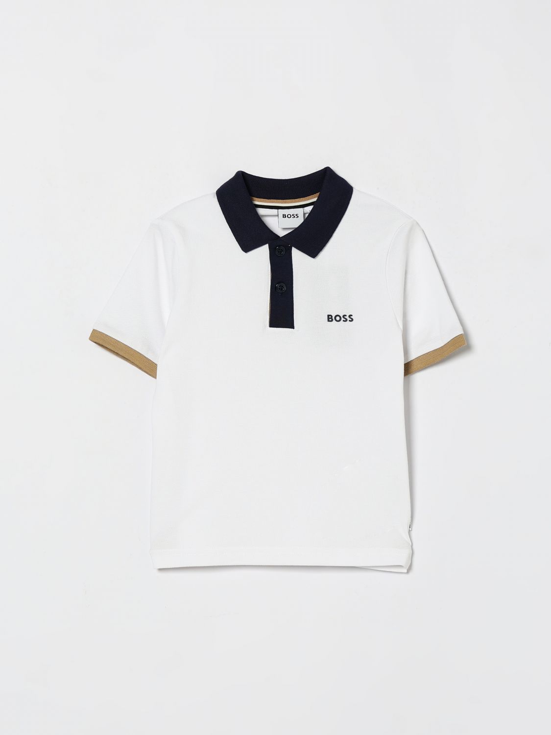 BOSS Polo Bambino colore Bianco