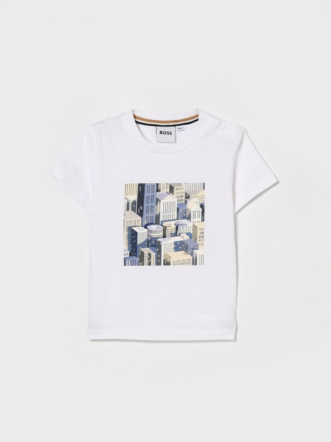 BOSS Rundhals-T-Shirt aus Baumwolle