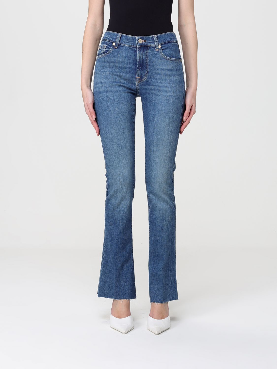 Jeans 7 FOR ALL MANKIND Donna colore Blue