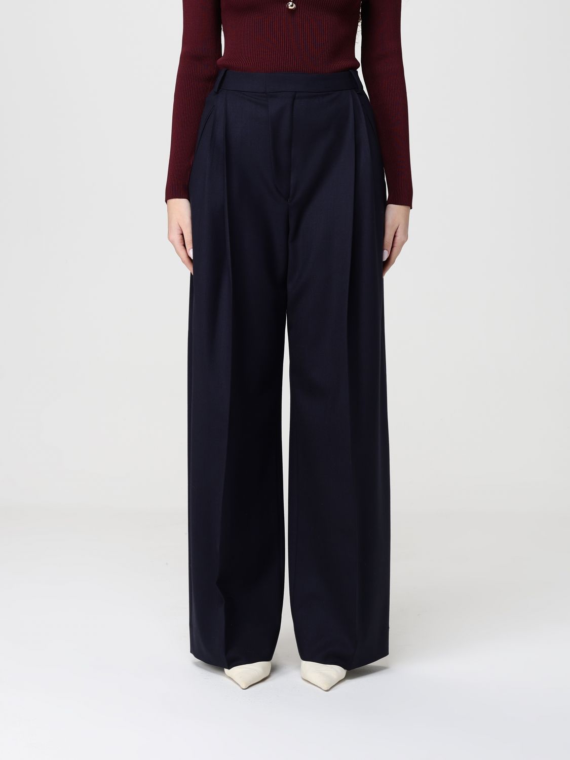 Pantaloni VICTORIA VICTORIA BECKHAM Donna colore Blue