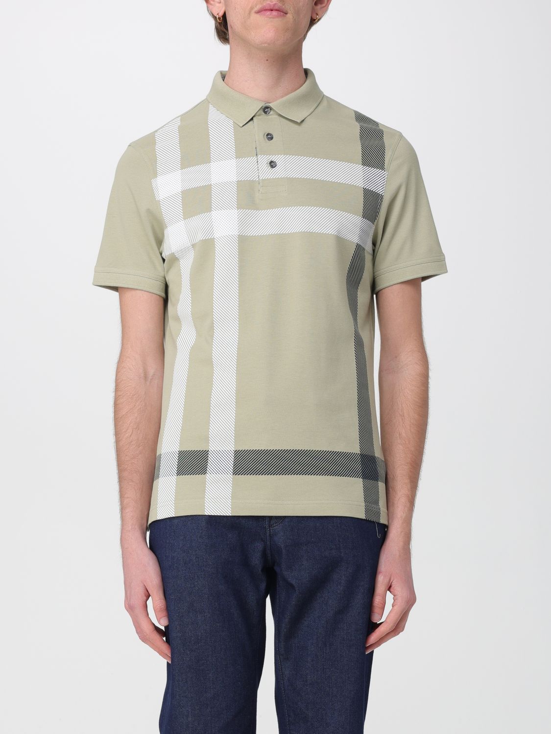BARBOUR Freizeit-Polohemd aus Baumwolle mit Karomuster