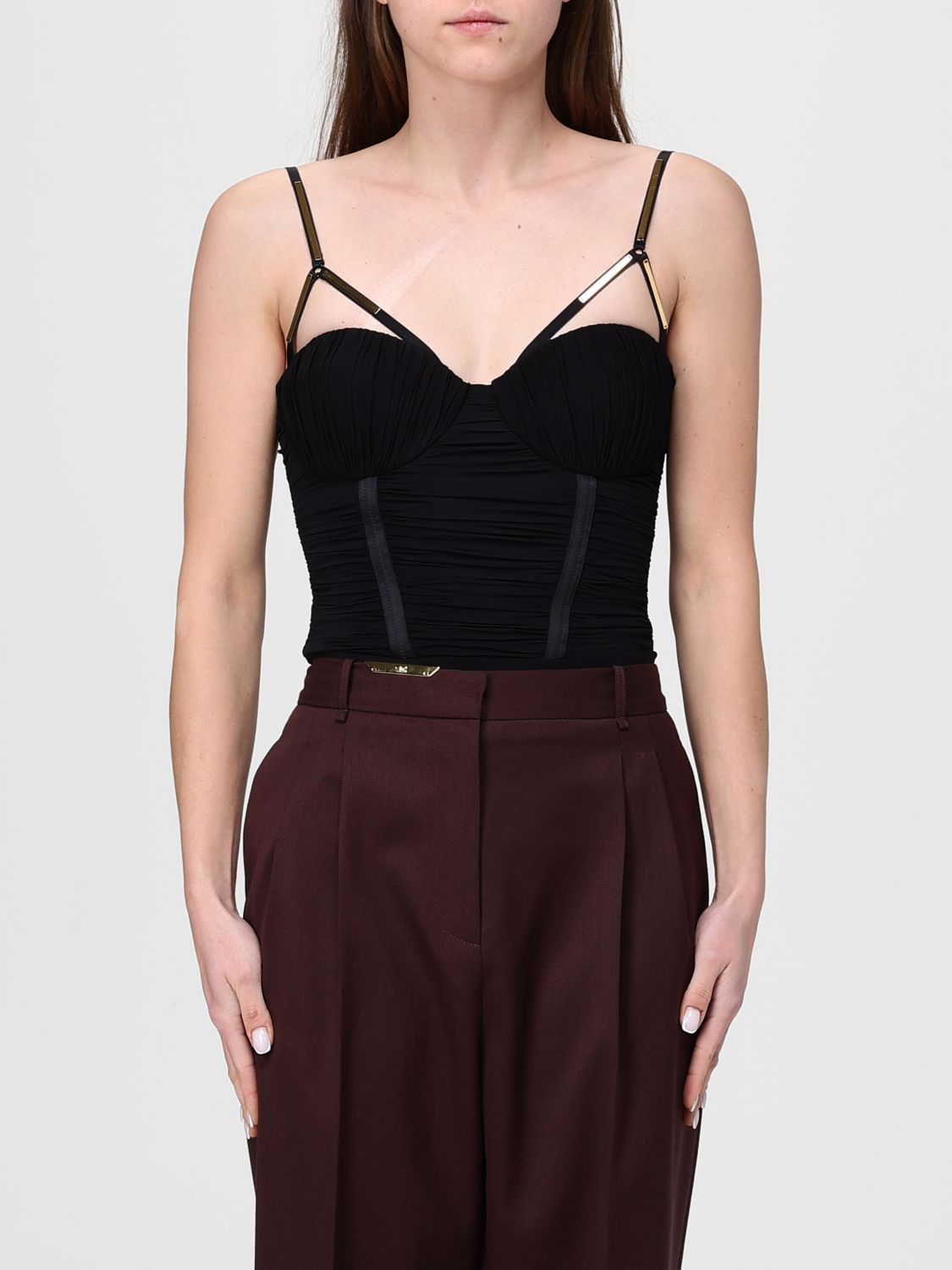 Top ELISABETTA FRANCHI Donna colore Nero