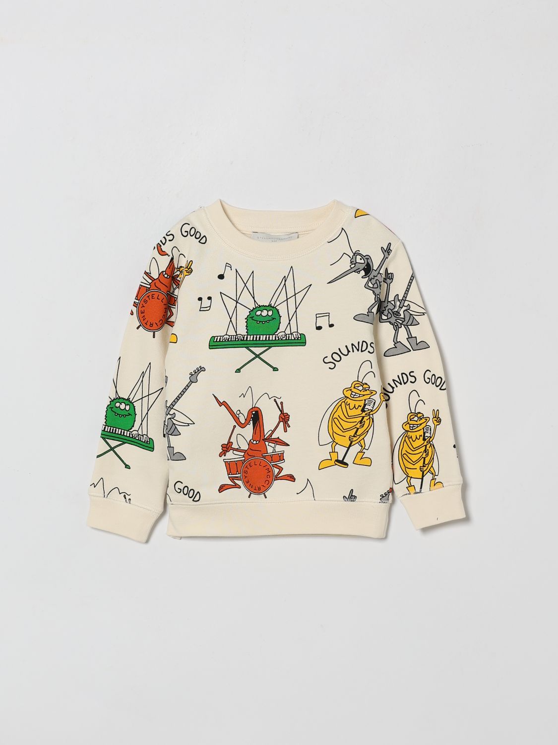 STELLA MCCARTNEY KIDS Bedrucktes Baumwoll-Rundhals-Sweatshirt