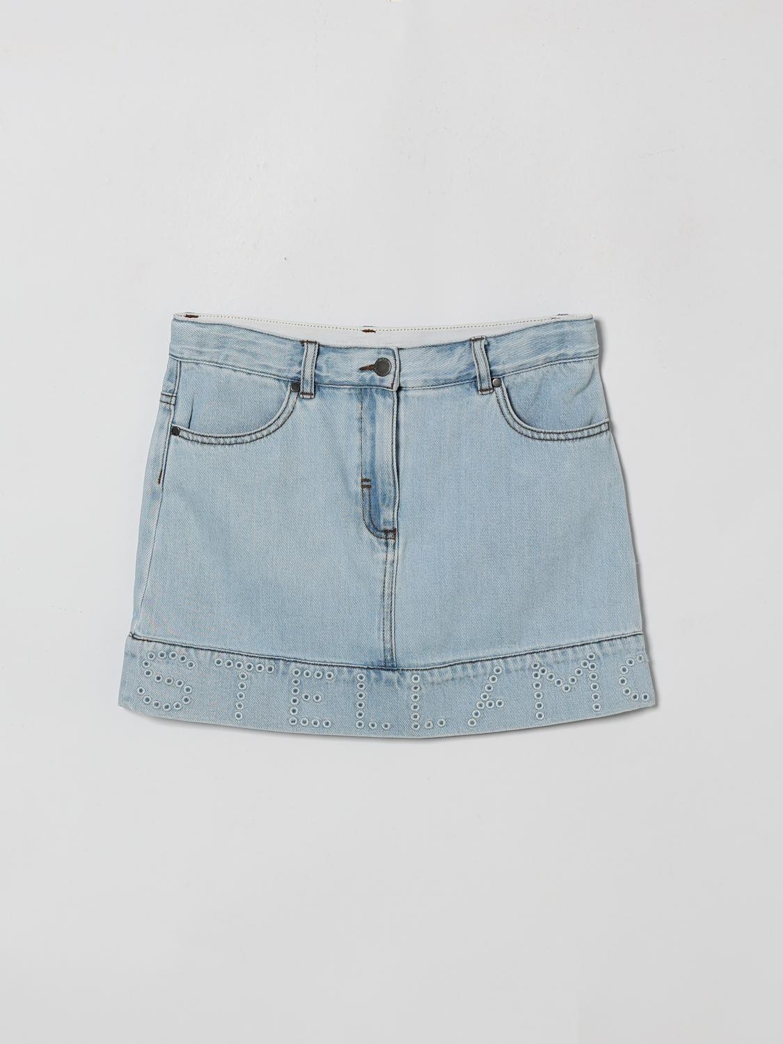 STELLA MCCARTNEY KIDS Cotton Denim Mini Skirt　STELLA MCCARTNEY KIDS コットンデニム ミニスカート STELLA