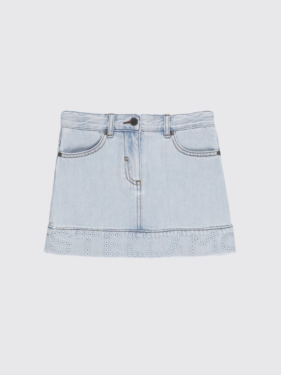 STELLA MCCARTNEY KIDS Minirock aus Baumwolldenim