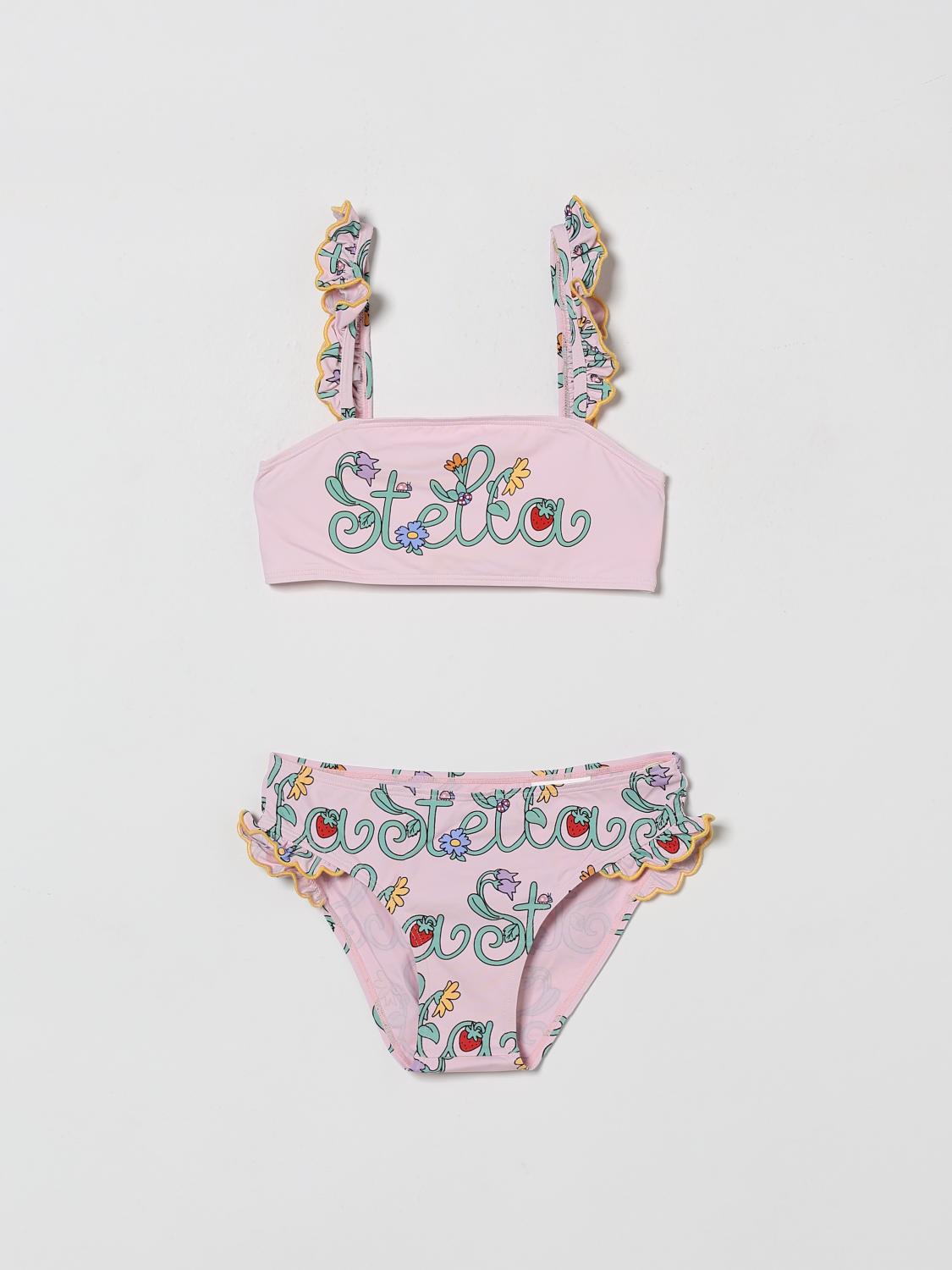 STELLA MCCARTNEY KIDS Polyamide Bikini with Logo　STELLA MCCARTNEY KIDS ロゴ入りポリアミド ビキニ STELLA