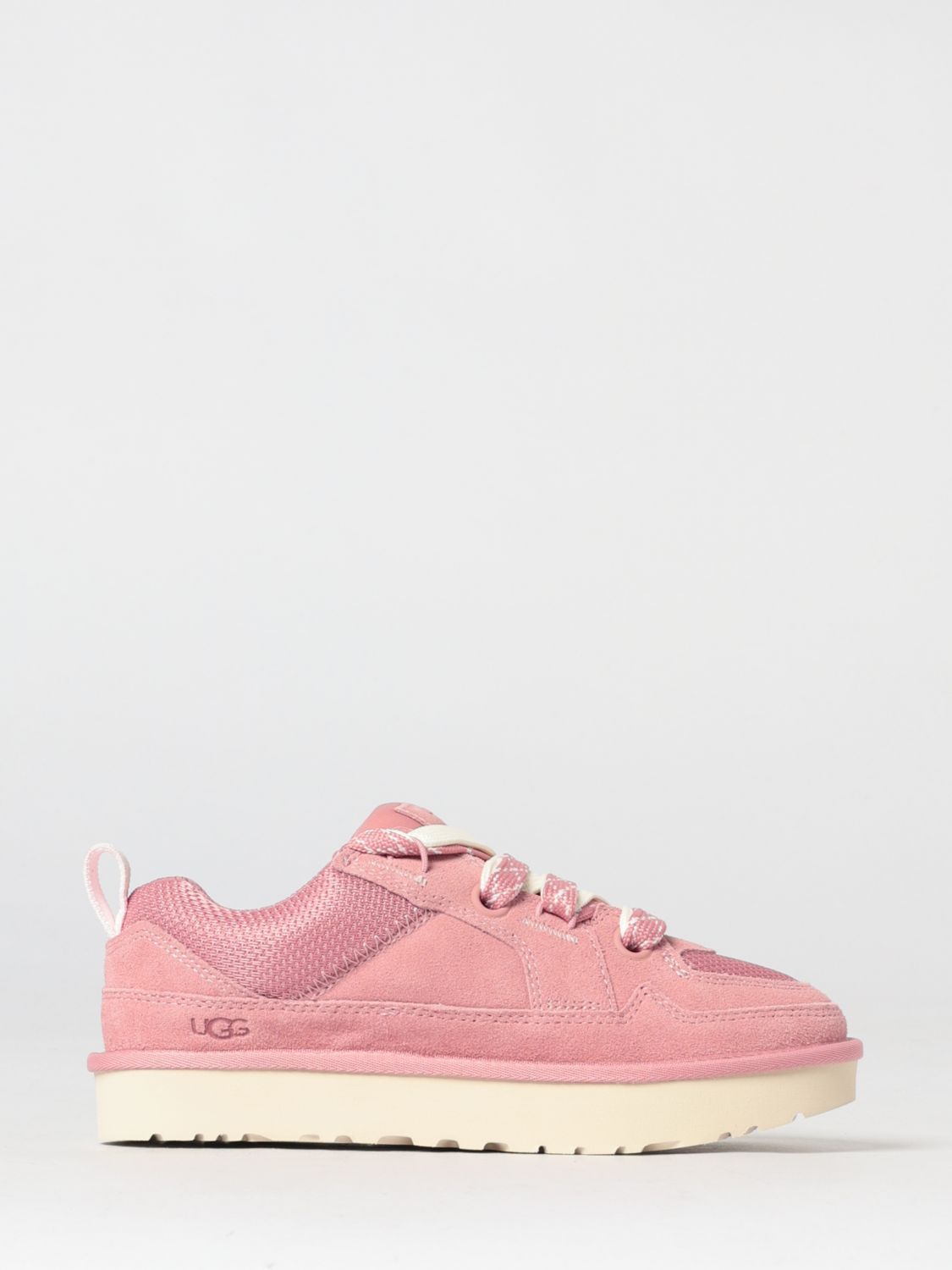 Ugg Lo Lowmel Suede and Mesh Sneakers