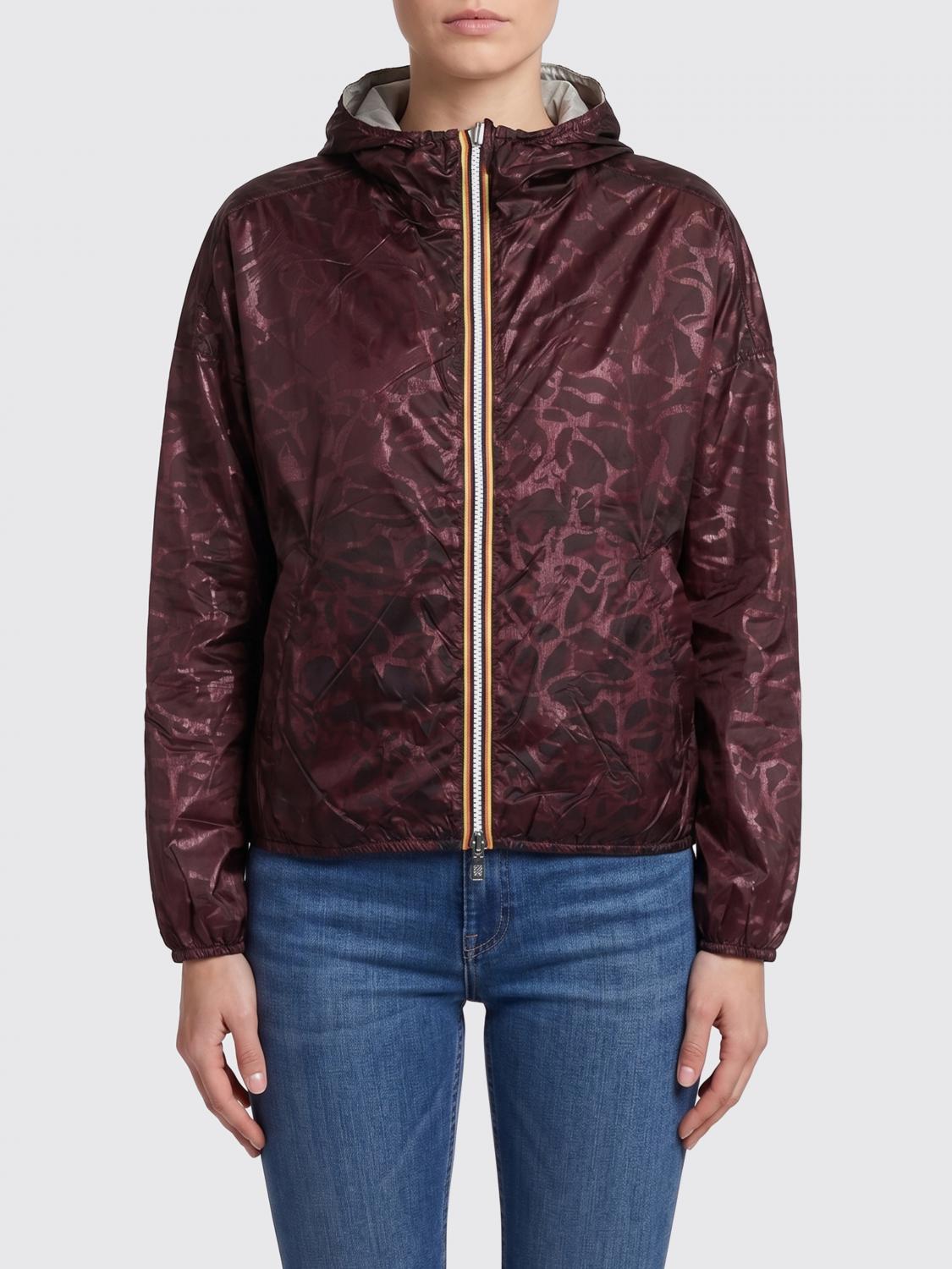 K-Way Laurette Reversible Technical Fabric Jacket