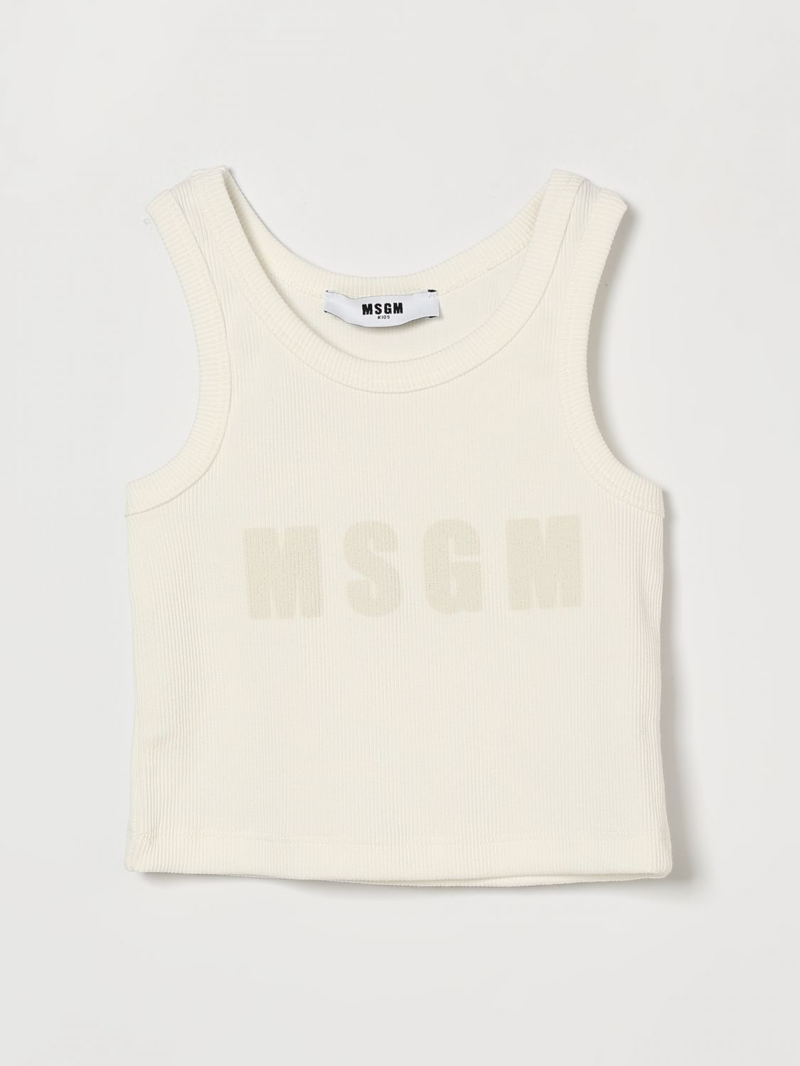 MSGM Kids Tanktop aus Stretch-Baumwolle