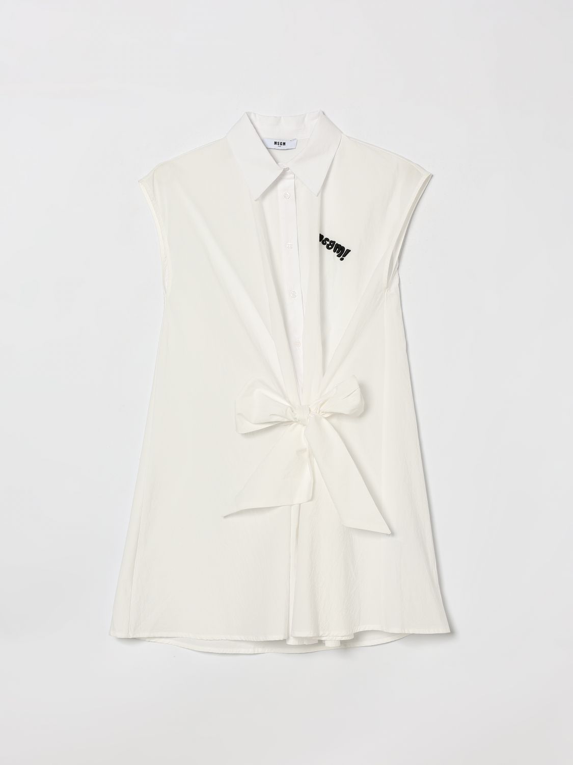 MSGM Kids Cotton Shirtdress　MSGM キッズ コットン シャツドレス MSGM