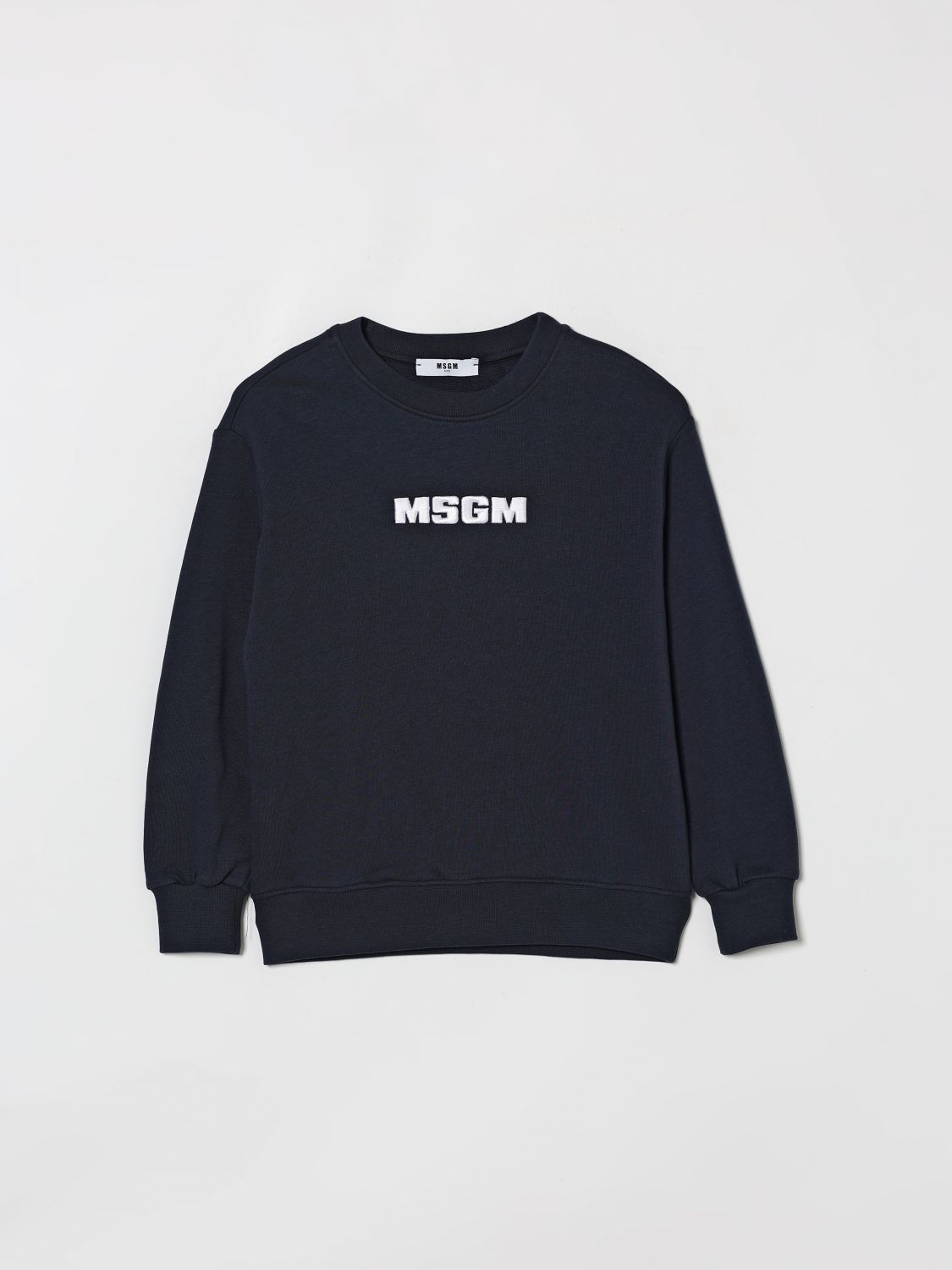 MSGM Kids Baumwoll-Rundhalspullover