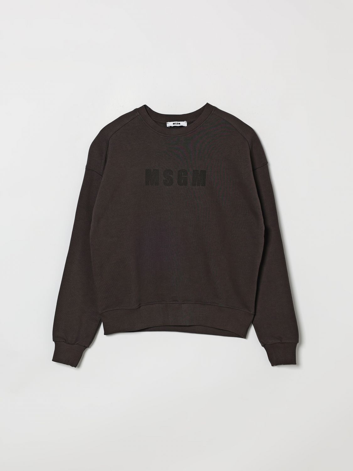 MSGM Kids Baumwoll-Rundhalspullover