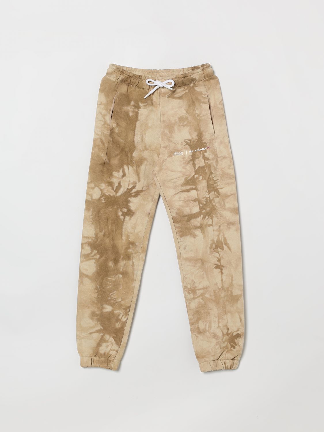 MSGM Kids Printed Cotton Jogging Pants　MSGM キッズ プリント コットン ジョギング パンツ MSGM