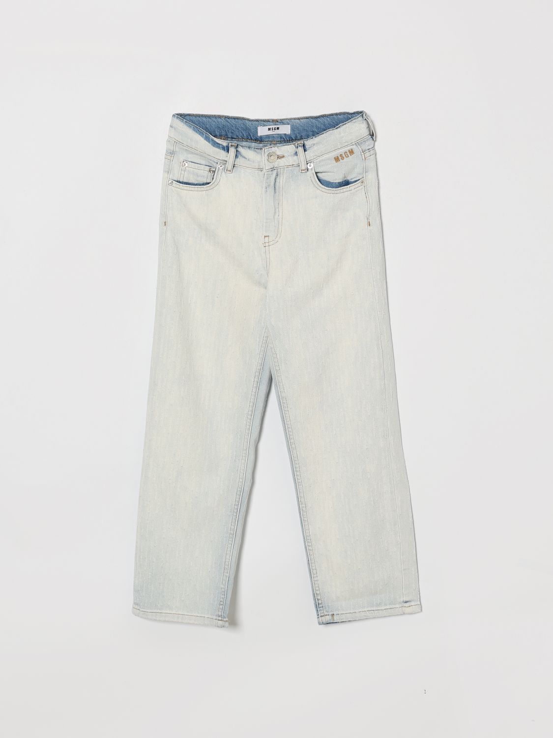 MSGM Kids Cotton Denim Jeans　MSGM キッズ コットン デニム ジーンズ MSGM