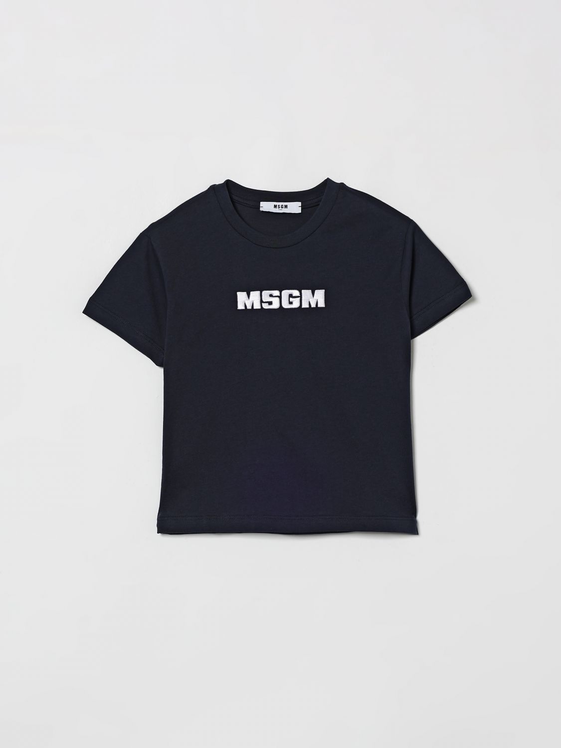 MSGM Kids Baumwoll-T-Shirt mit Logo