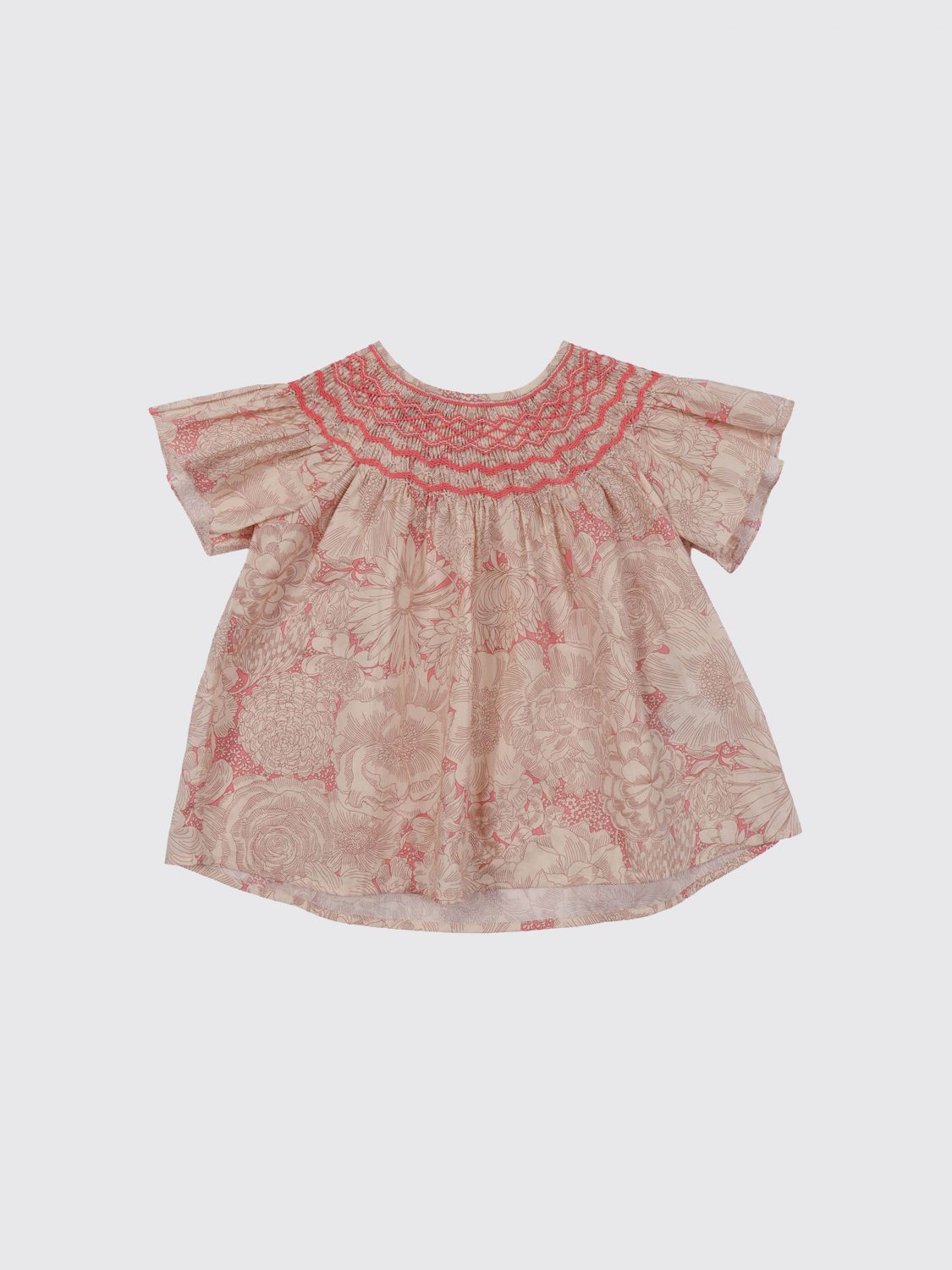 BONPOINT Bluse aus bedruckter Bio-Baumwolle