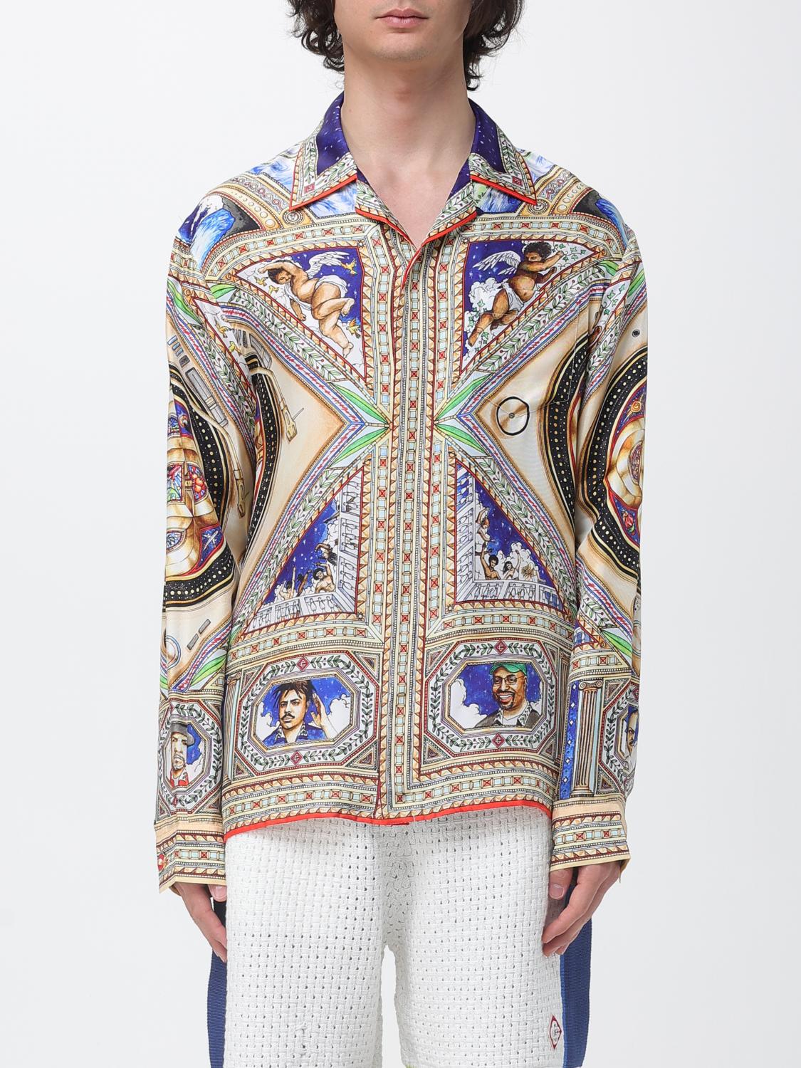 Casablanca The Cosmic Eden Printed Linen Shirt · S